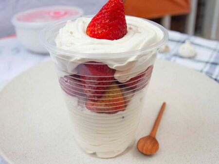 Fresas con crema