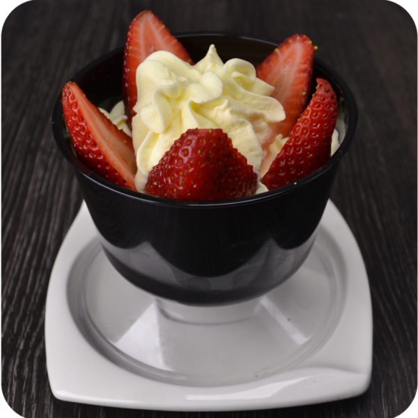 Fresas con crema